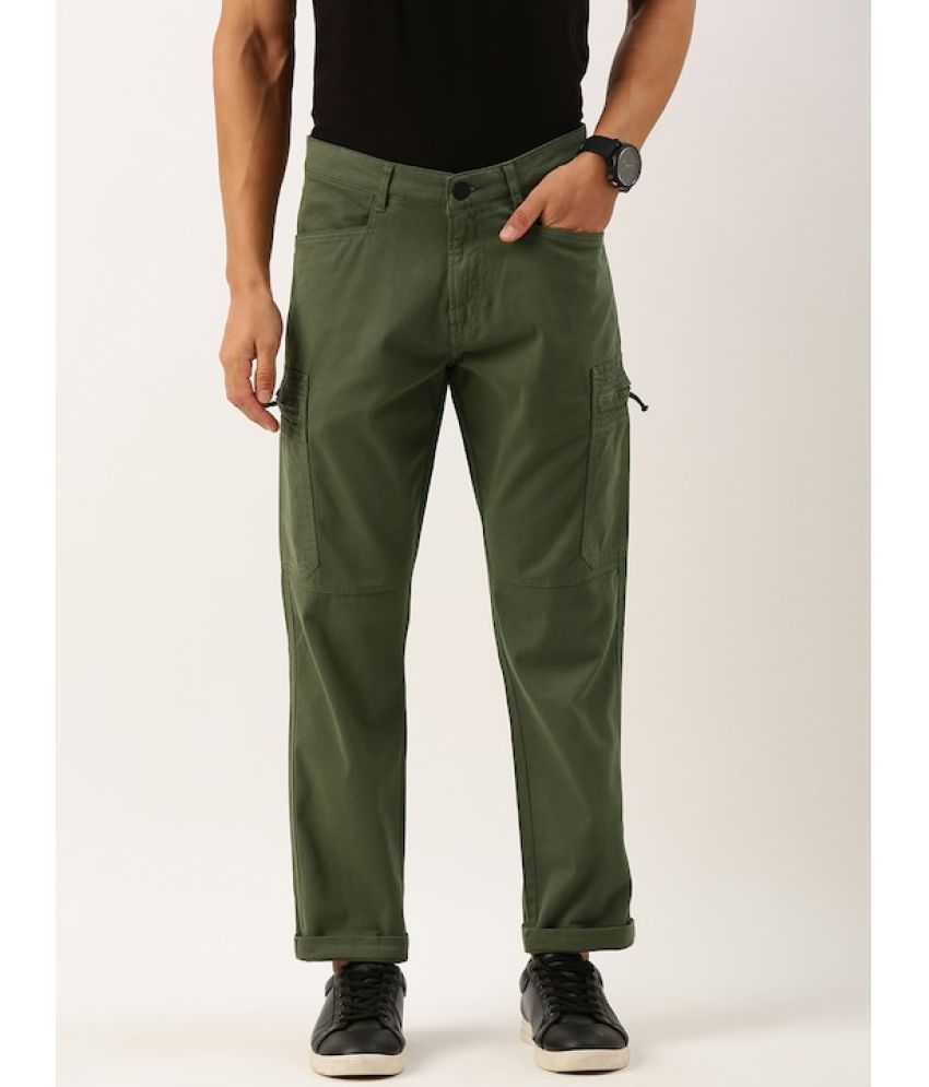     			Bene Kleed Green Slim Cargos ( Pack of 1 )