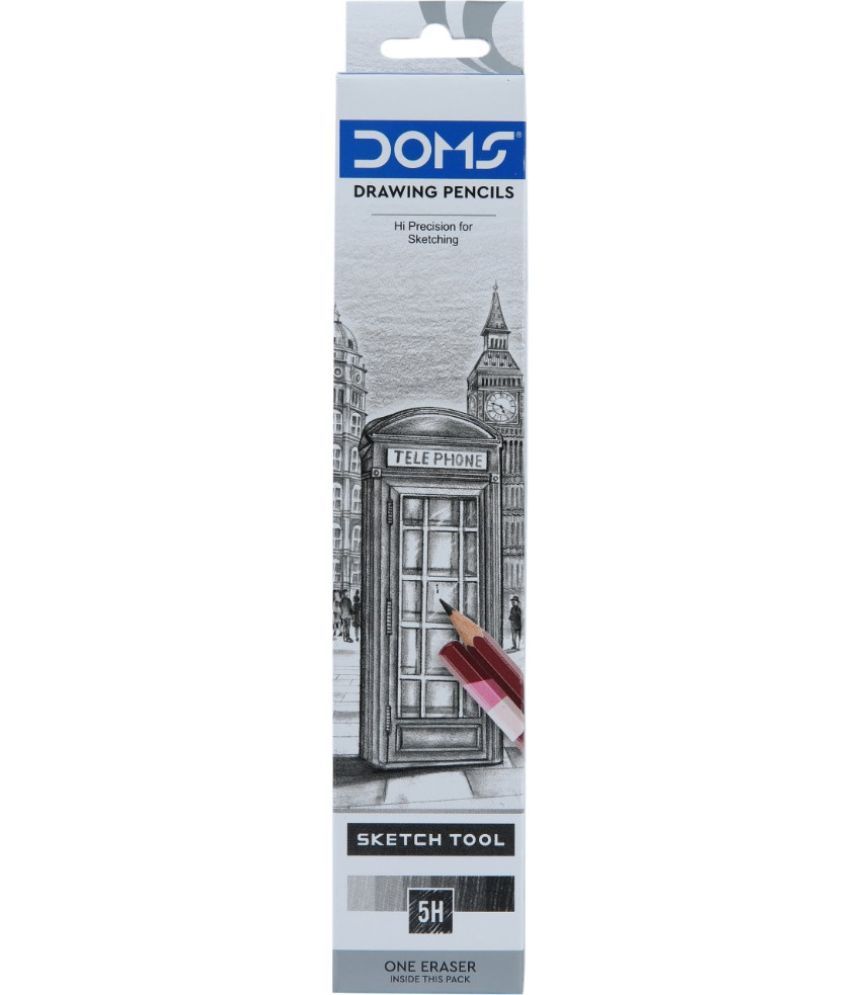     			DOMS Drawing & Sketching 5H Pencil (Pack of 40)