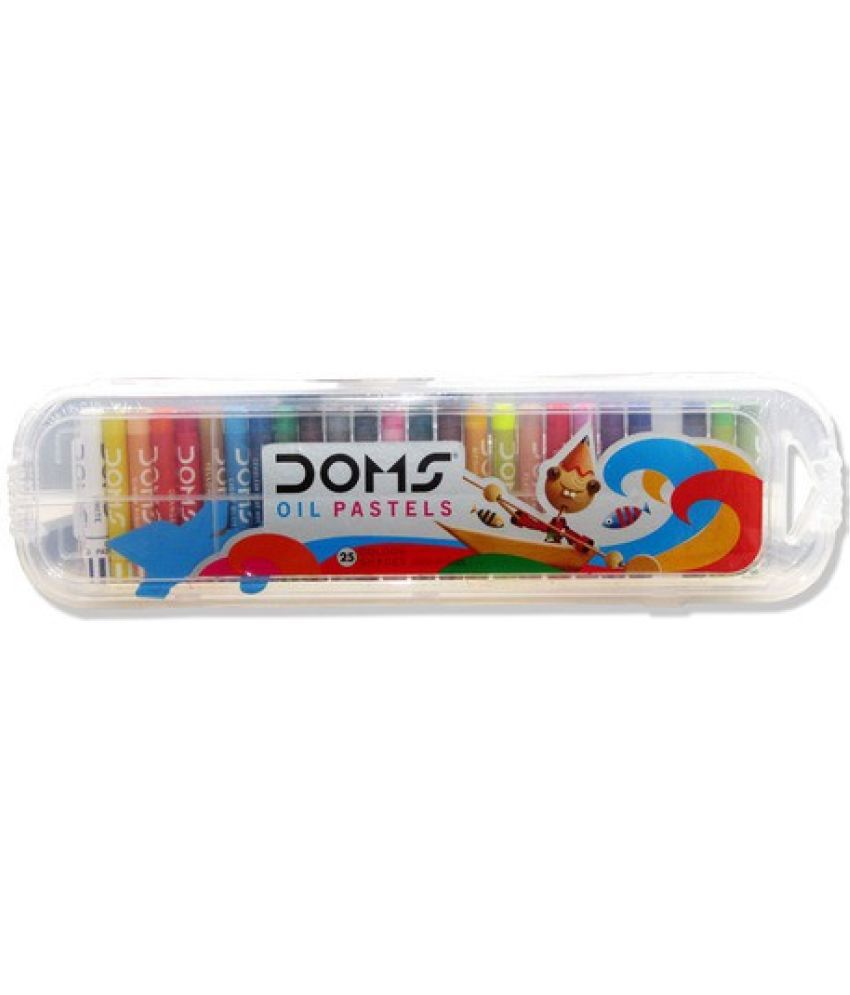     			DOMS oil pastel 25 shades pack of 2 (Set of 2, Multicolor)