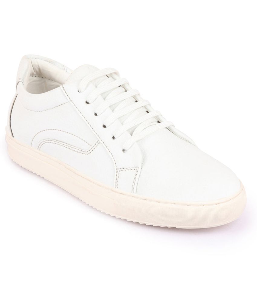     			Fausto - White Men's Sneakers