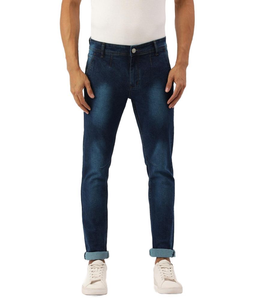     			IVOC - Navy Blue Cotton Blend Skinny Fit Men's Jeans ( Pack of 1 )