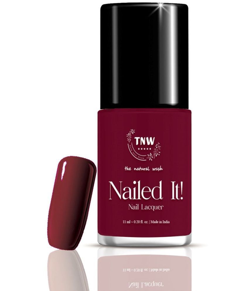     			TNW- The Natural Wash Nailed it Nail Lacquer (09) Cherry Bomb, Strawberry scent, 11ml