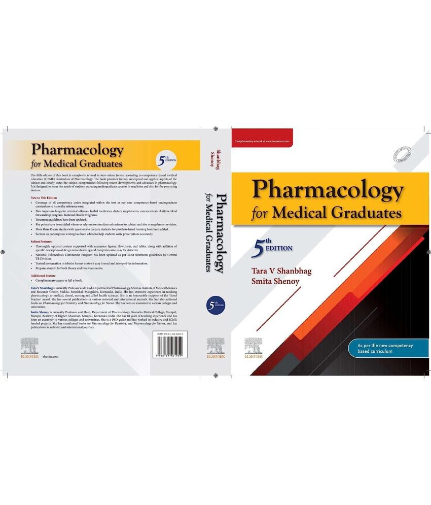     			Pharmacology For Medical Graduates, 5Th Updated Edition BY Tara Shanbhag