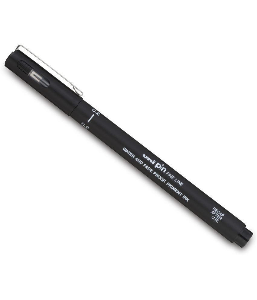     			uni-ball PIN-200 0.2mm Fine Line Markers, Black, Pack of 3 (Set of 3, Black)