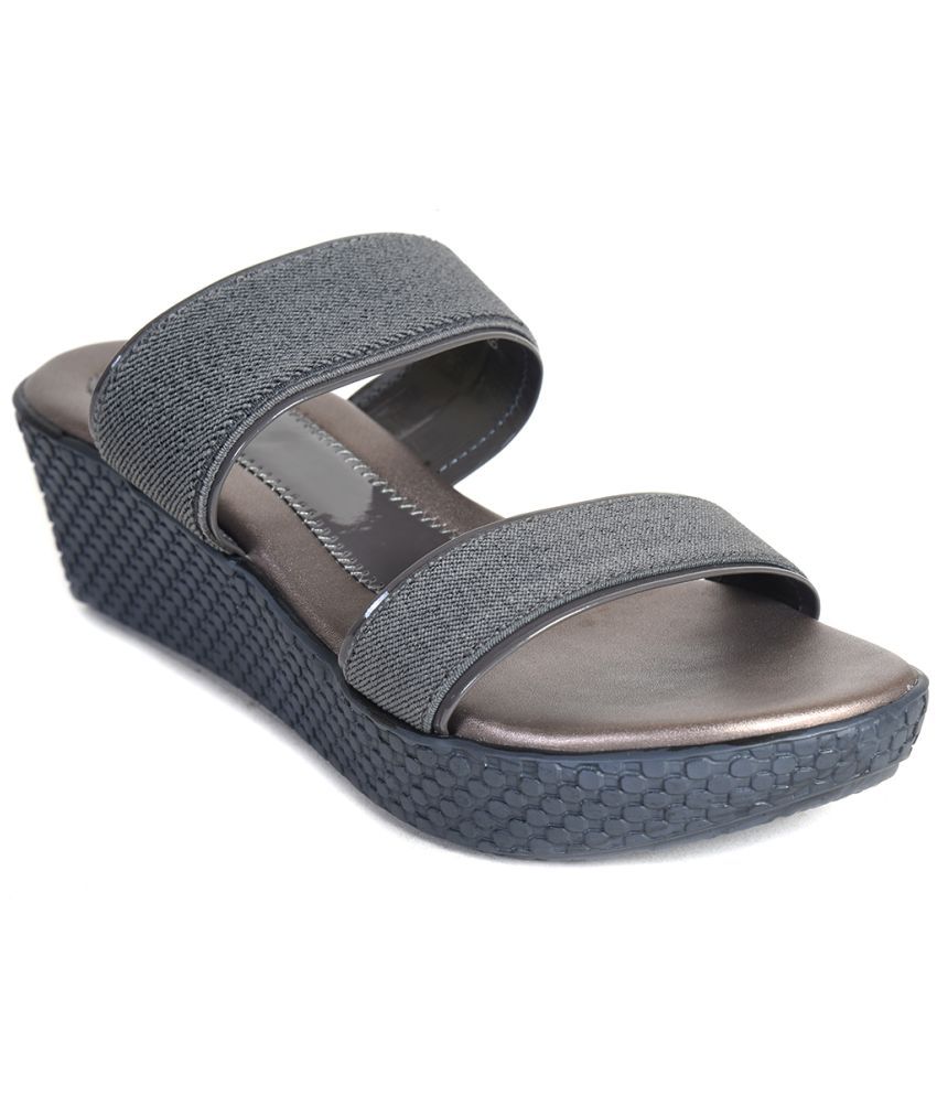     			Ajanta - Gray Women's Slip On Heels