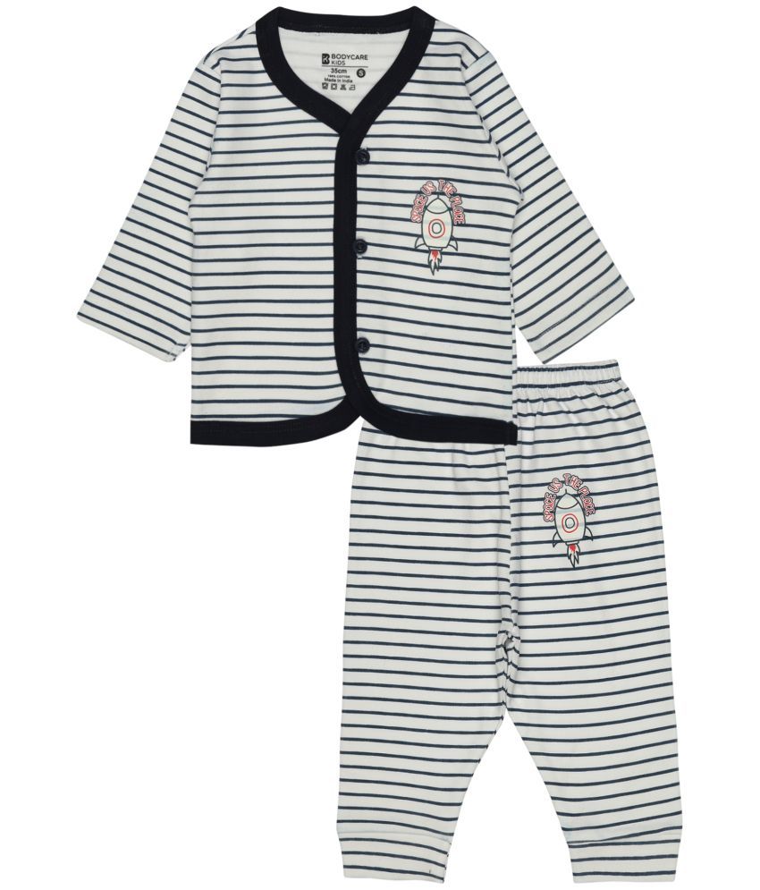     			Bodycare Pack of 1 Unisex for Baby Cotton Blend T-Shirt & Pyjama Set ( Navy )