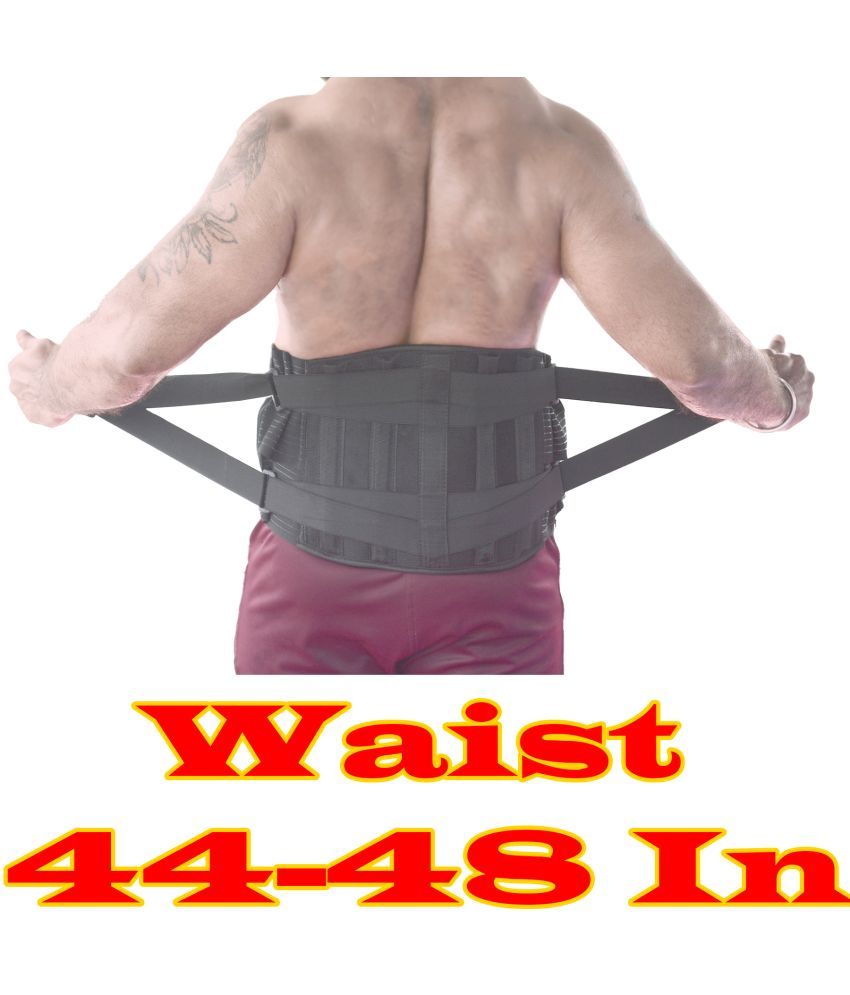     			JMALL 44 to 48 inch Waist Trimmer Belt Weight Loss Abdominal Support Free Size