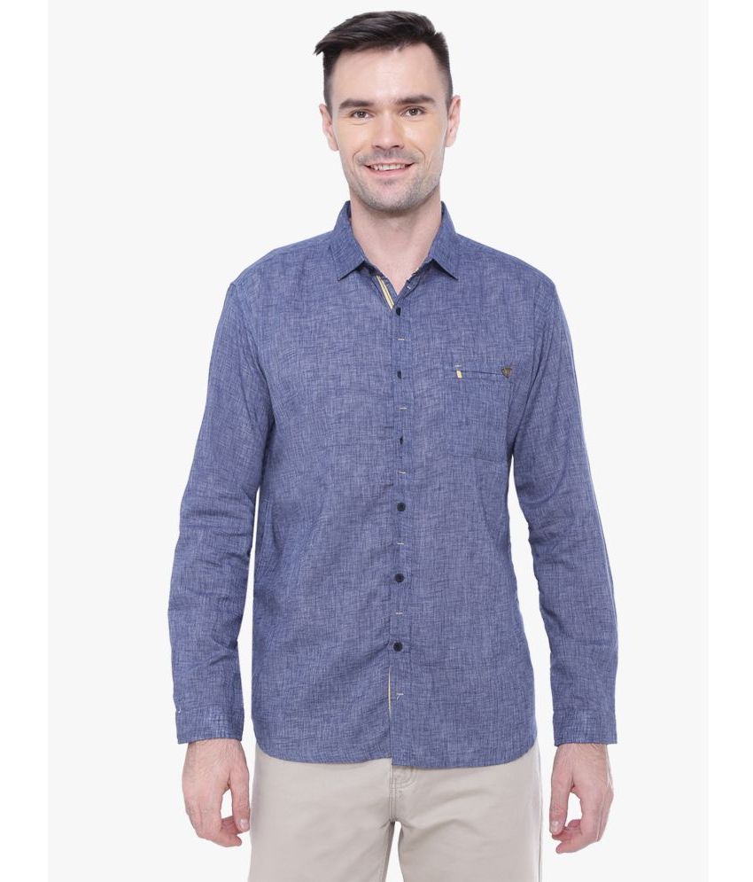     			Kuons Avenue - Blue 100% Cotton Regular Fit Men's Casual Shirt ( Pack of 1 )