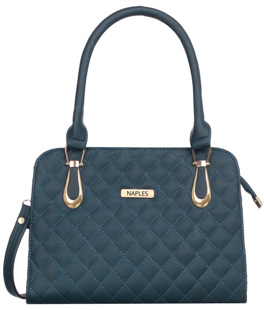     			Naples - Blue PU Shoulder Bag