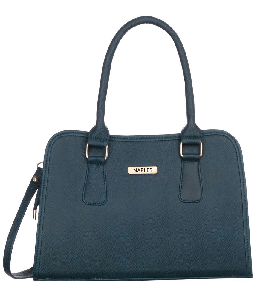     			Naples - Blue PU Shoulder Bag