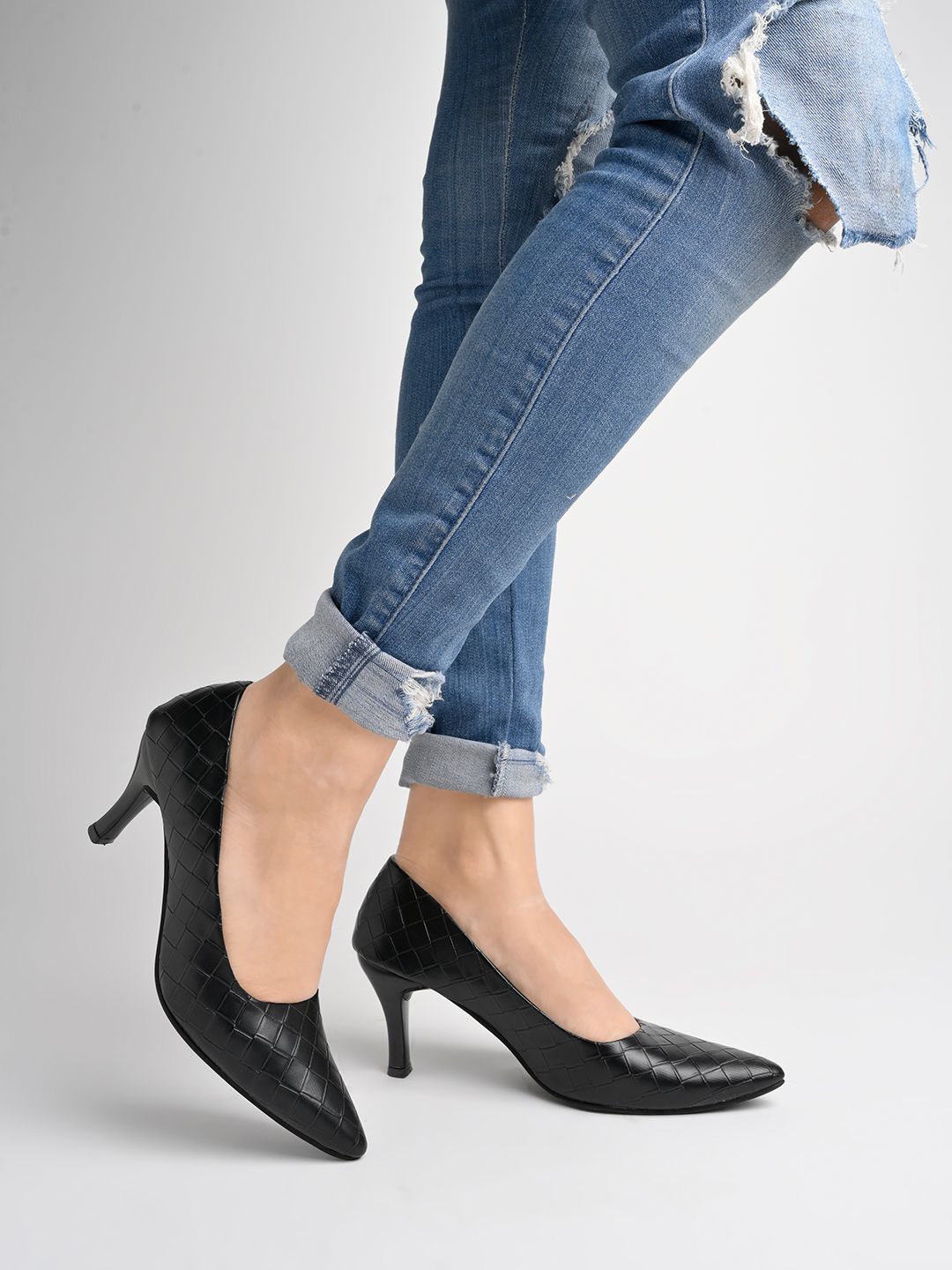     			Shoetopia - Black Women's Pumps Heels