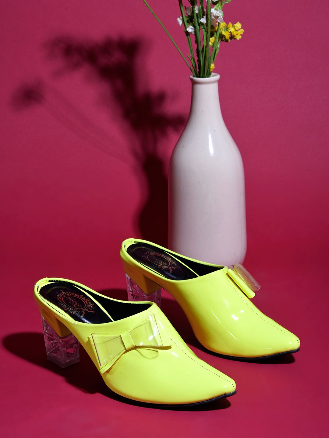     			Shoetopia - Green Women's Mules Heels