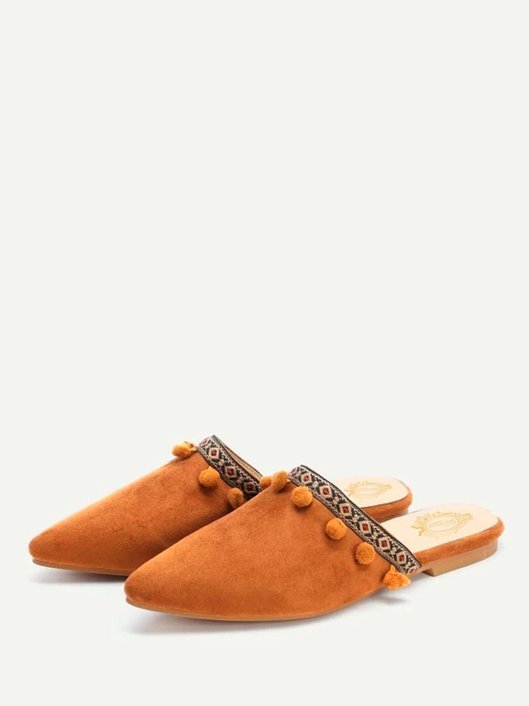     			Shoetopia - Orange Women's Flats