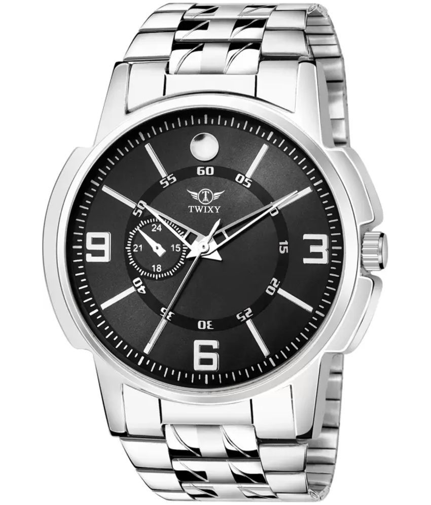     			twixy - Silver Stainless Steel Analog Men's Watch