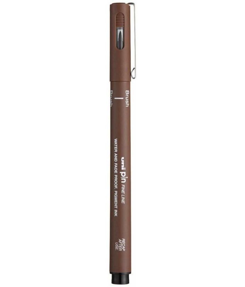     			uni-ball BRDSP3 PIN-200 Fine Line Brush (Set of 3, Sepia)