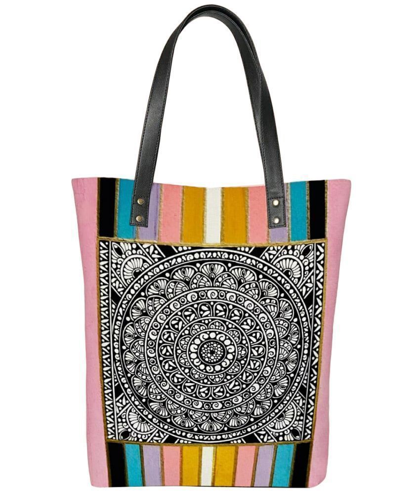     			Lychee Bags - Multicolor Canvas Tote Bag