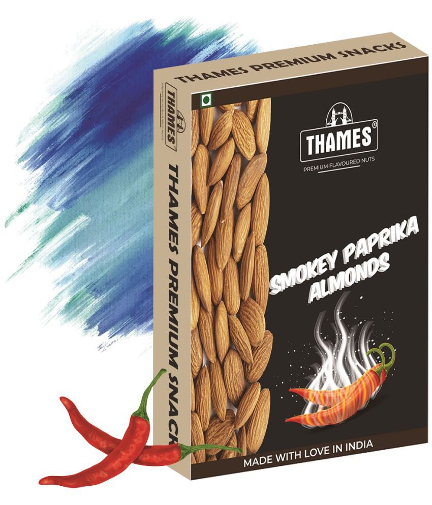     			Thames Roasted Almond In Smoked Paparika | 100% Natural Premium California Dried Almonds| High in Fiber & Boost Immunity | Real Nuts | Gluten Free | 200 Gms