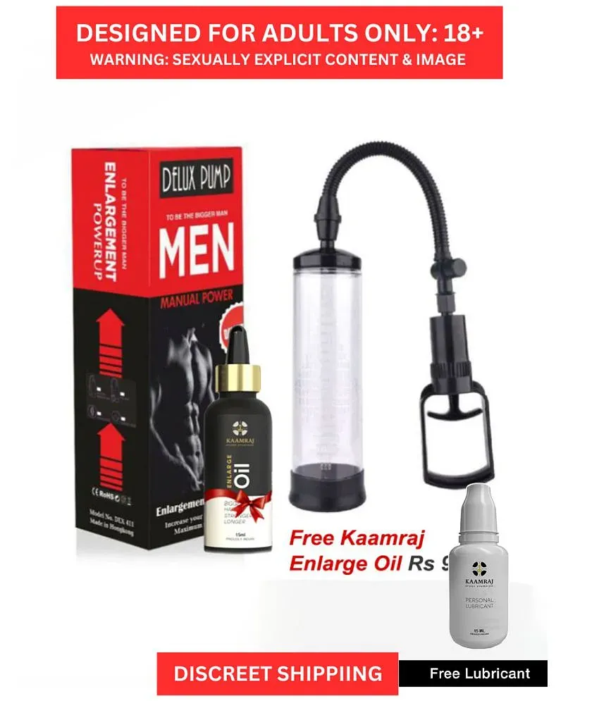 Penis enlargement Pump and Kaamraj Enalrge oil 100 Effective