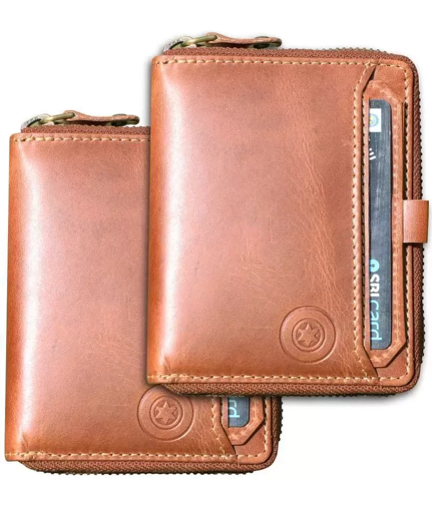 Buy POLLSTAR Wallet for Men-Genuine Full Grain Leather Slim & Stylish Wallet  Online at Low Prices in India 