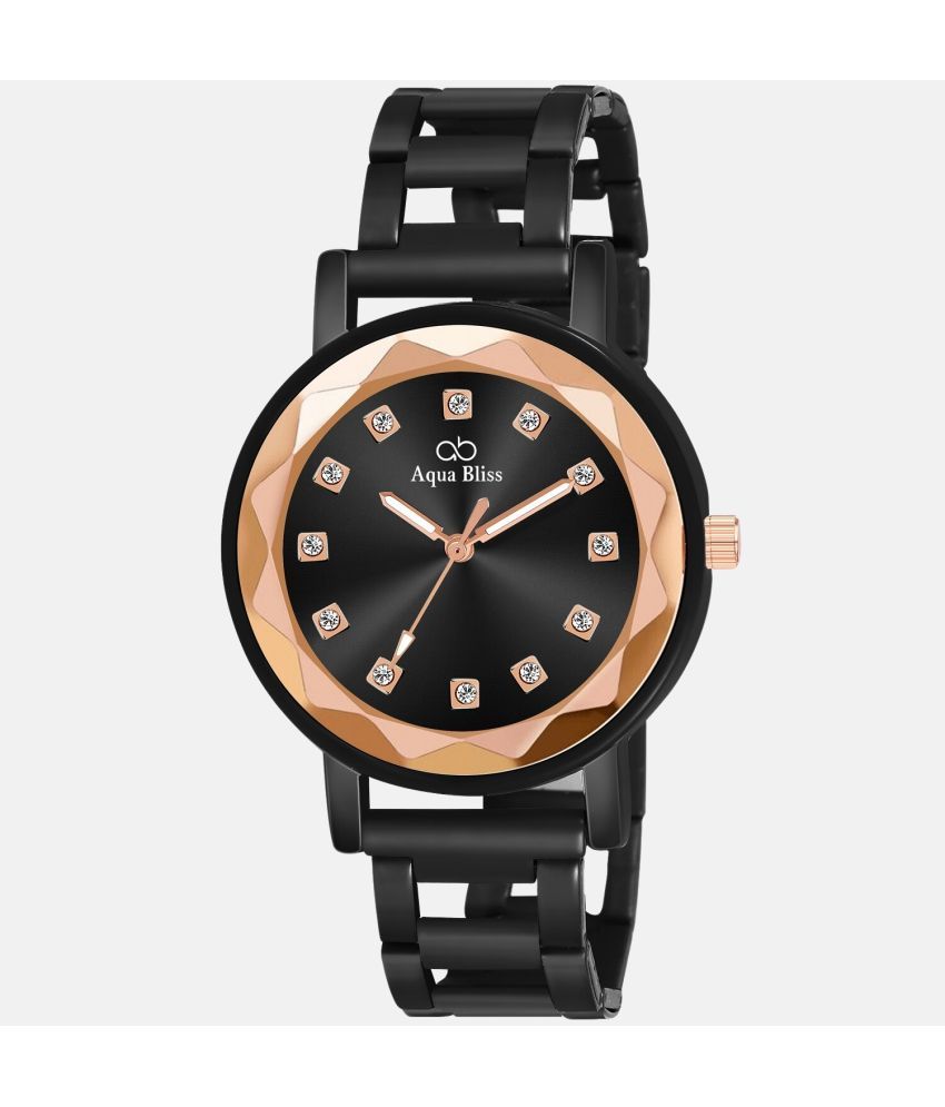     			AQUA BLISS - Black Stainless Steel Analog Womens Watch