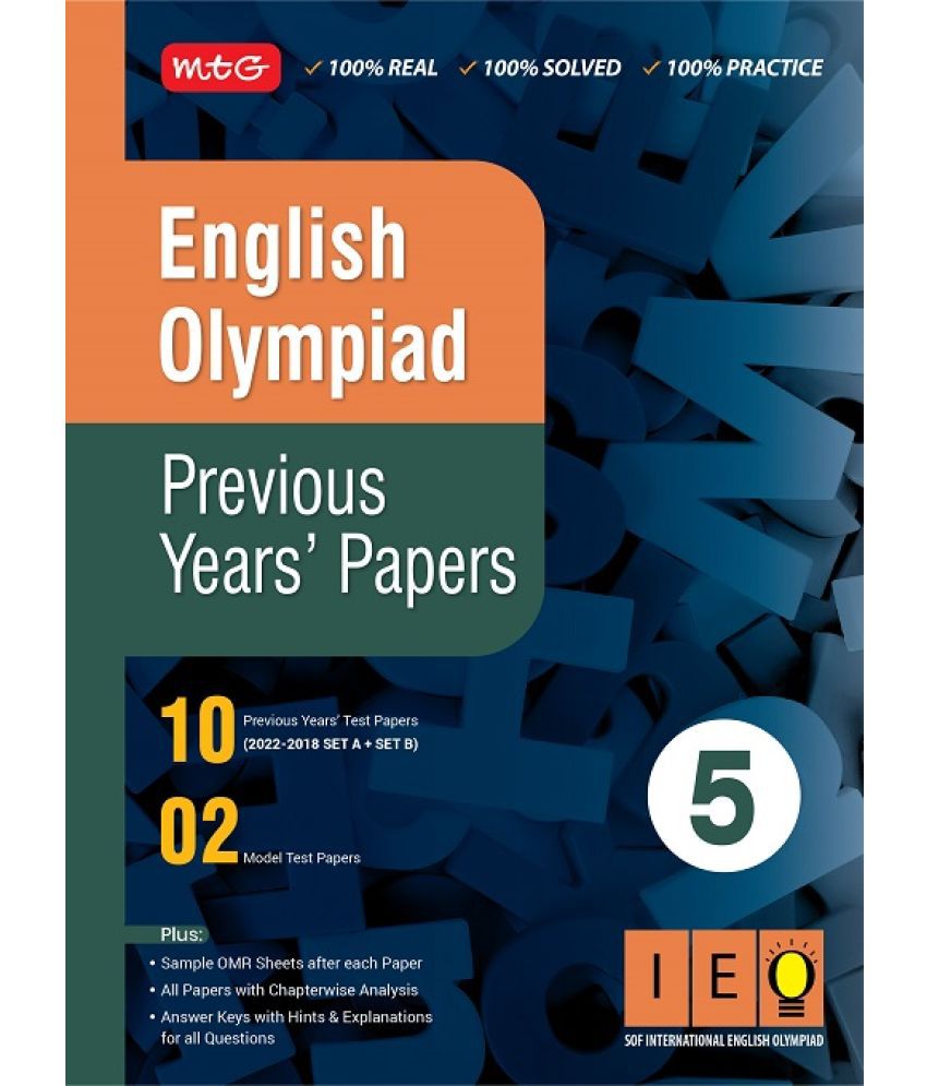     			Class 5 English Olympiad Previous 5 Years Papers