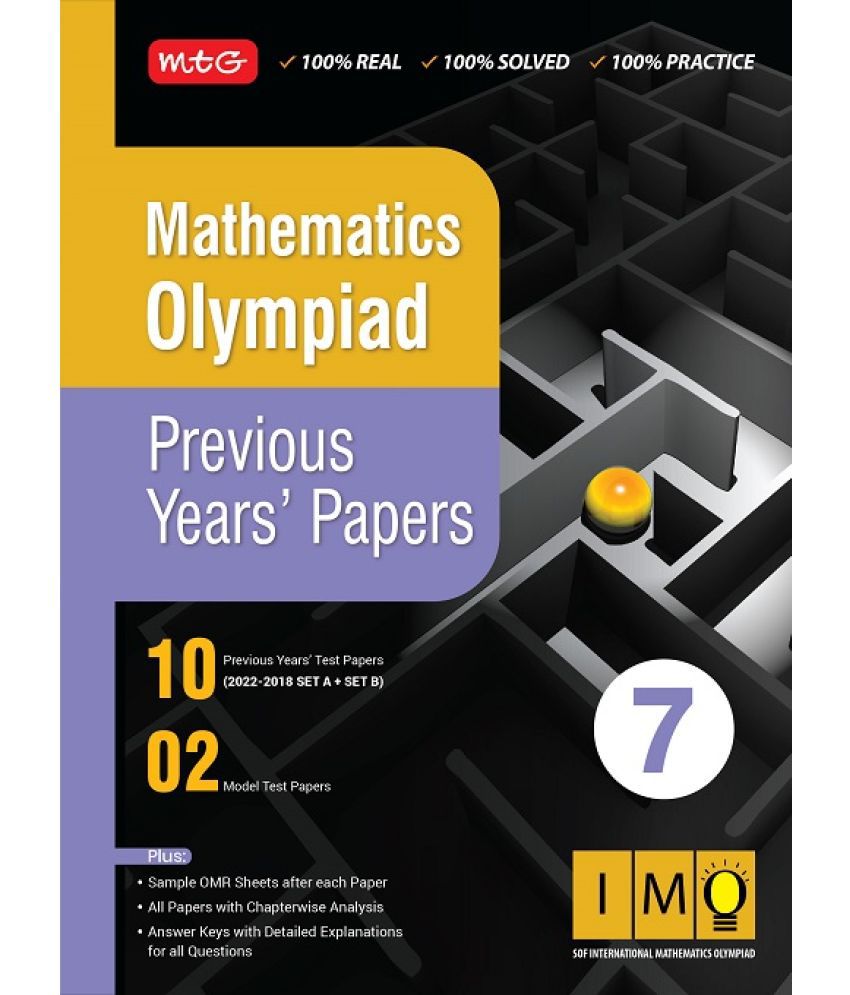     			Class 7 Mathematics Olympiad Previous 5 Years Papers