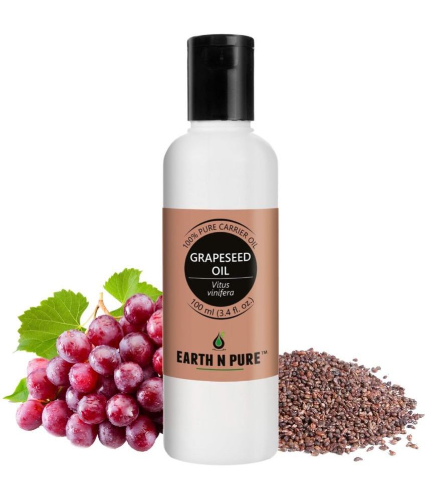     			Earth N Pure - Grapeseed Essential Oil 100 mL ( Pack of 1 )