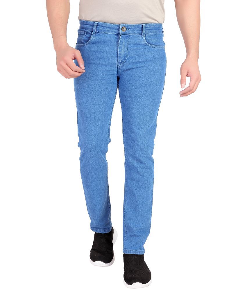     			RAGZO - Blue Denim Slim Fit Men's Jeans ( Pack of 1 )