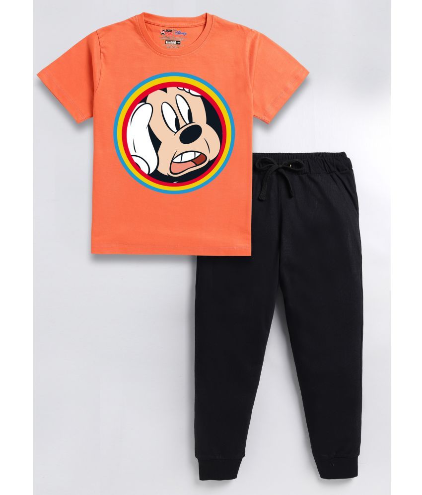     			Rydho - Multicolor Cotton Boys T-Shirt & Trackpants ( Pack of 1 )