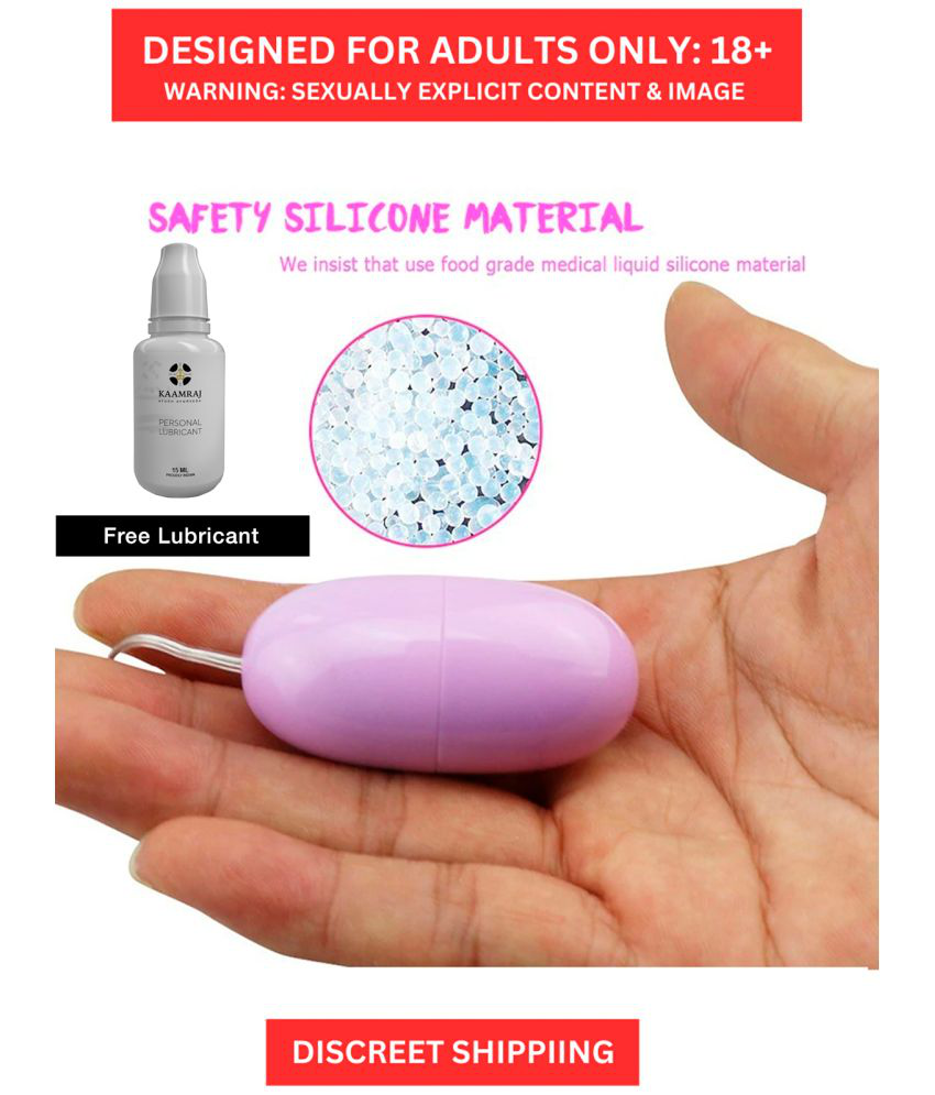     			The Perfect Playmate | Small & Stylish Pink Egg Vibrator for Solo or Couple Play By Naughty Nights + Free Kaamraj Lube