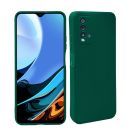 Case Vault Covers - Green Silicon Plain Cases Compatible For Xiaomi Redmi 9 Power ( Pack of 1 )