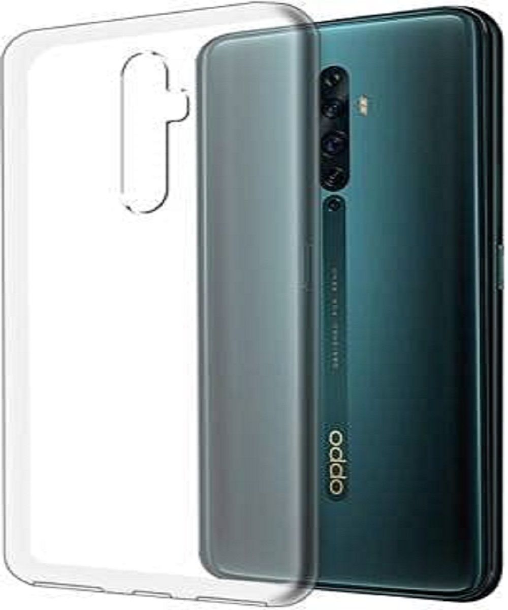     			Case Vault Covers - Transparent Silicon Silicon Soft cases Compatible For Oppo Reno 2F ( Pack of 1 )