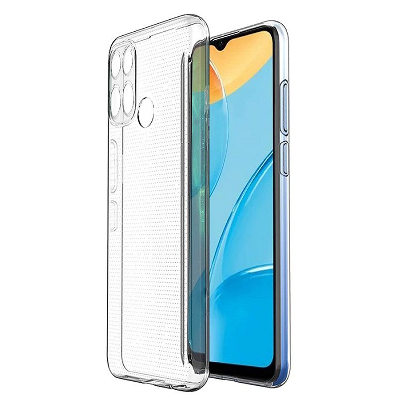     			Case Vault Covers - Transparent Silicon Silicon Soft cases Compatible For Oppo A15s ( Pack of 1 )