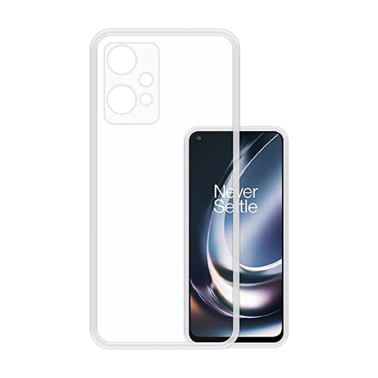     			Case Vault Covers - Transparent Silicon Silicon Soft cases Compatible For Oneplus Nord Ce 2 Lite 5G ( Pack of 1 )