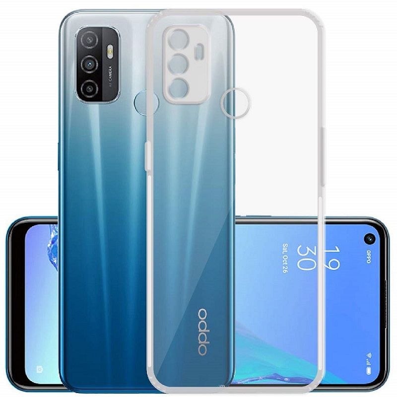     			Case Vault Covers - Transparent Silicon Silicon Soft cases Compatible For Oppo A33 (2020) ( Pack of 1 )