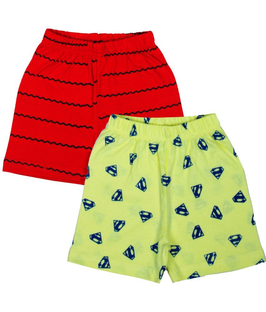     			Diaz Pack of 2 Cotton Shorts For Boys ( Multicolor )