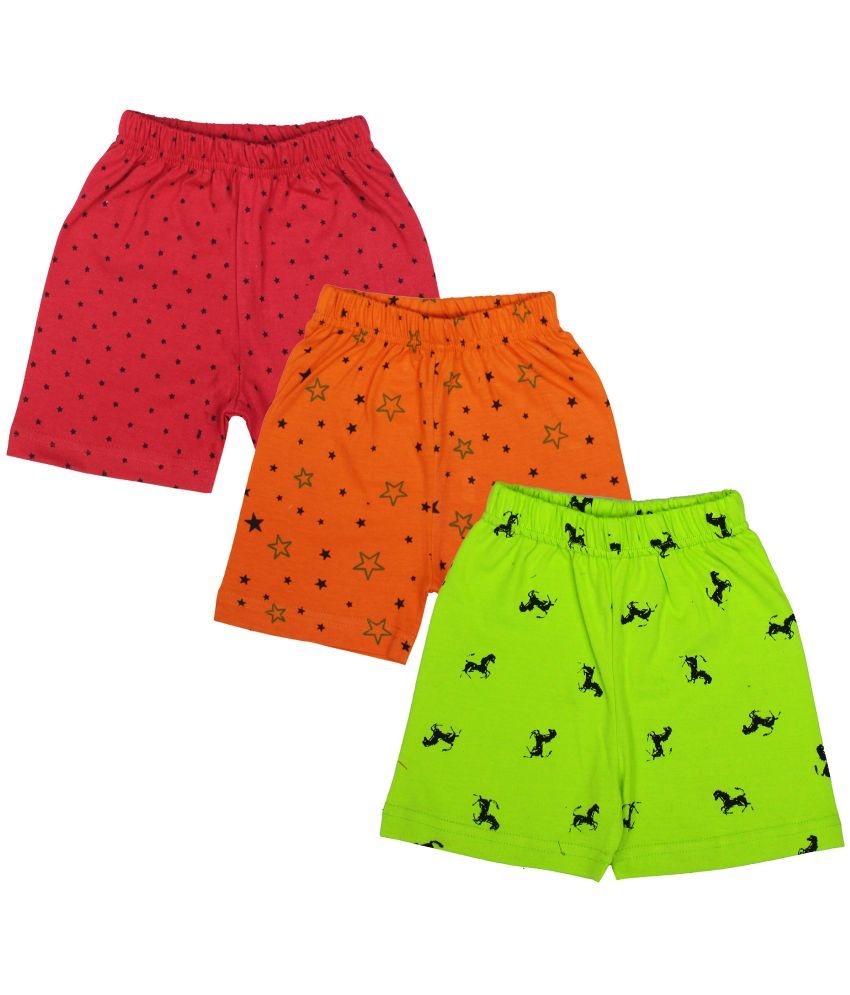     			Diaz - Multicolor Cotton Boys Shorts ( Pack of 3 )