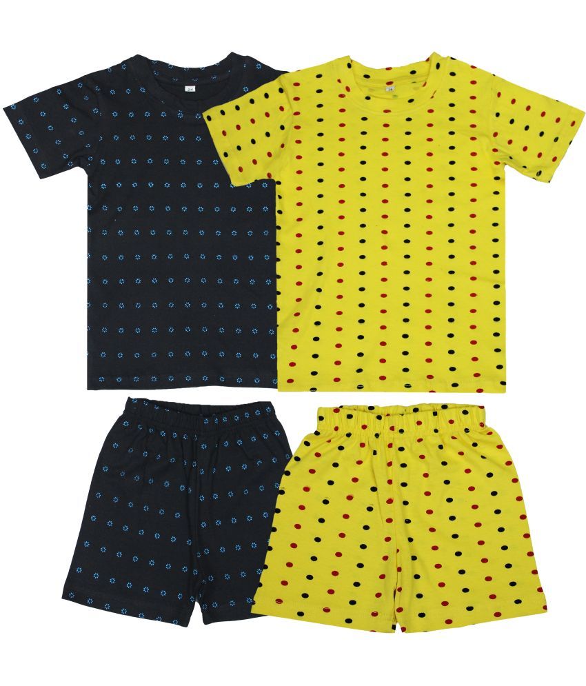     			Diaz - Multicolor Cotton Boys T-Shirt & Shorts ( Pack of 2 )