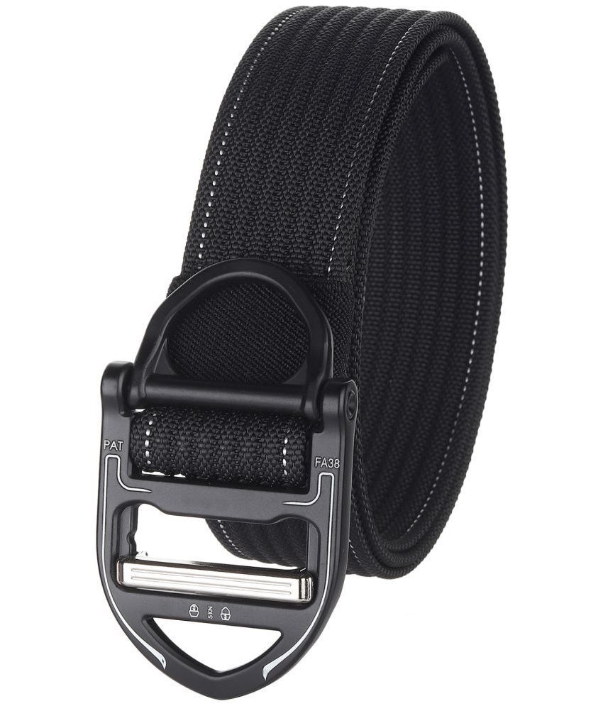     			Zacharias - Black Nylon Men's Casual Belt ( Pack of 1 )