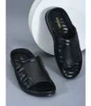 Liberty - Black Men's Leather Slipper