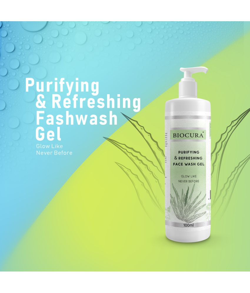     			BIOCURA - Refreshing Face Wash For All Skin Type ( Pack of 1 )
