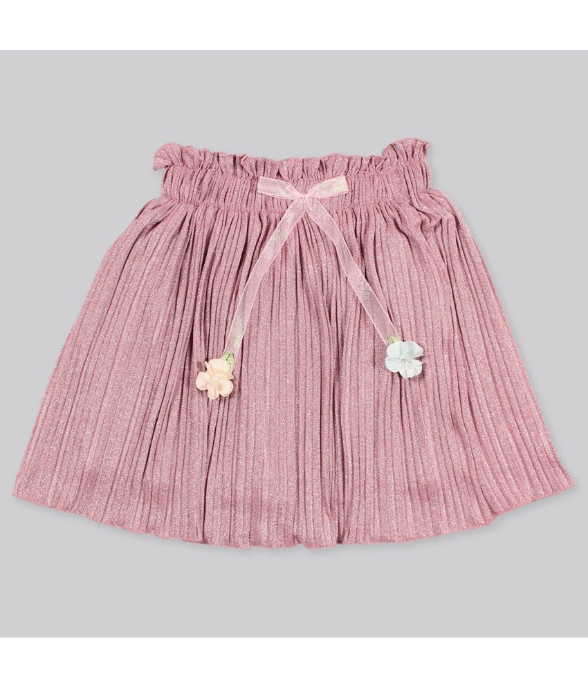     			Cutecumber Pack of 1 Girls Polyester A-Line Skirt ( Pink )