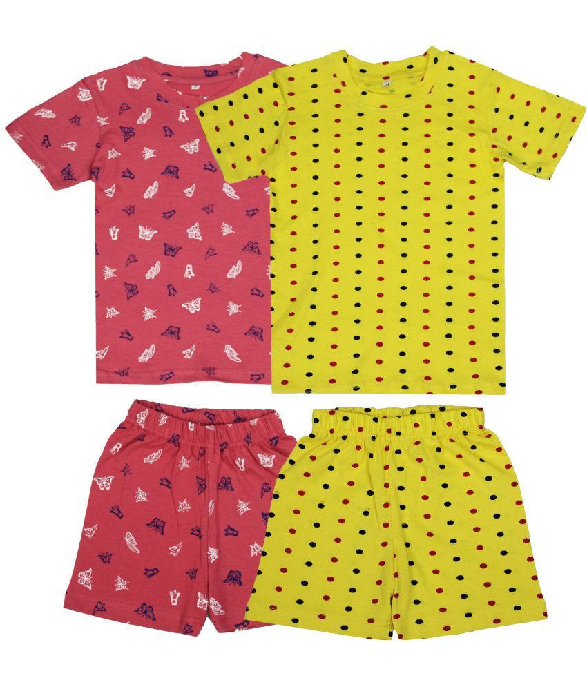     			Diaz - Multicolor Cotton Boys T-Shirt & Shorts ( Pack of 2 )