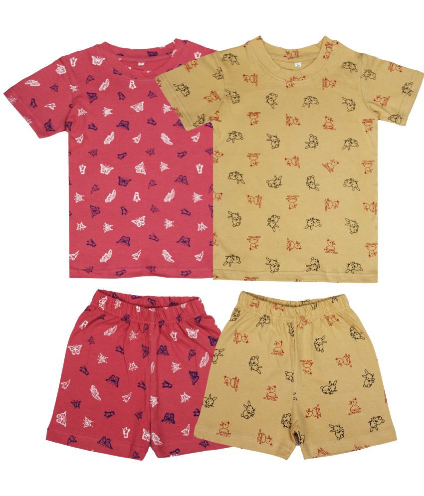     			Diaz - Multicolor Cotton Boys T-Shirt & Shorts ( Pack of 2 )