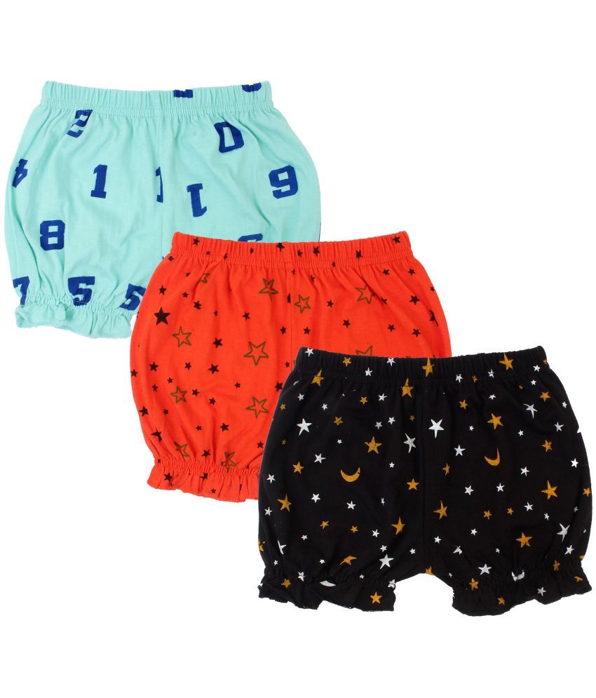     			Diaz - Multicolor Cotton Girls Hot Pants ( Pack of 3 )