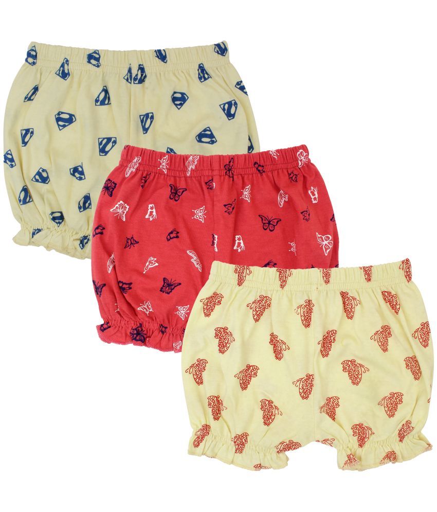     			Diaz - Multicolor Cotton Girls Hot Pants ( Pack of 3 )