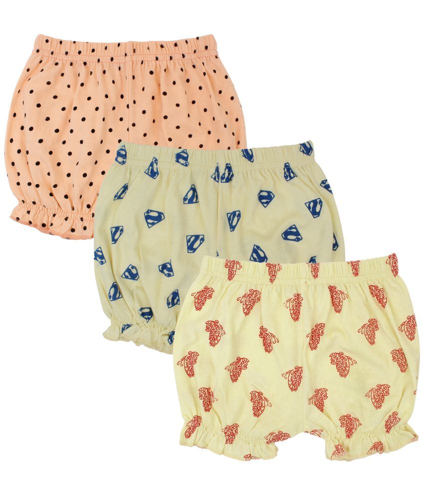     			Diaz - Multicolor Cotton Girls Hot Pants ( Pack of 3 )