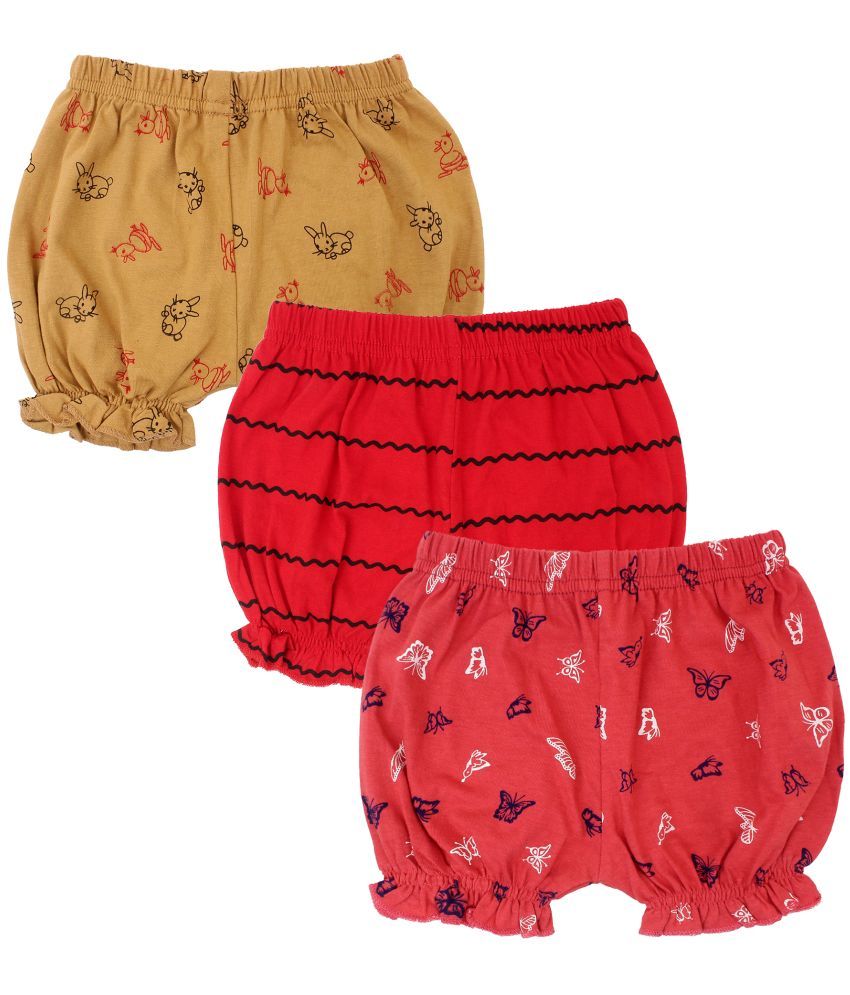     			Diaz - Multicolor Cotton Girls Hot Pants ( Pack of 3 )