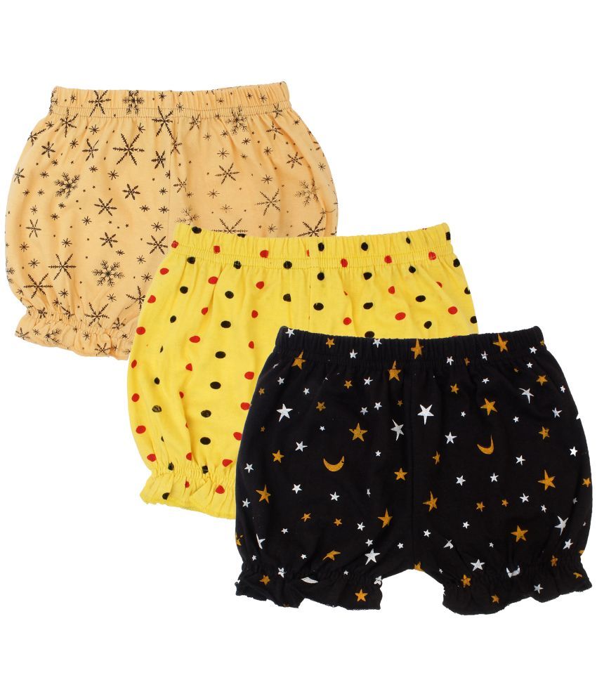     			Diaz - Multicolor Cotton Girls Hot Pants ( Pack of 3 )