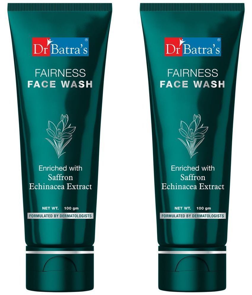     			Dr Batra's Fairness Enriched With Saffron, Echinacea, Face Wash For Even Skin 100 Gm Pack Of 2